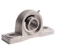 Stainless Steel Pillow Block Bearings - 3/4 ID, Set Screw Collar