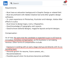 You would be working with one of malaysia's most expansive humanitarian organisations, with a variety of projects under its belt. Linkedin Job That Offers Exposure But No Salary Goes Viral