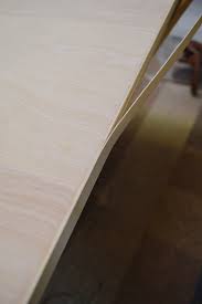 The rectangular legs contain an apron and stretcher to create a base that can resist the rigors of normal use. Building The Top For Our Coffee Table Aka That S Plywood Plaster Disaster