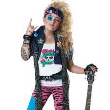 Costume Characteristics Assorted Rock Pins Denim Look Vest Pullover Tank Top 3 X Rock Pins Eba Rock And Roll Dresses Spirit Week Outfits Rockstar Costume