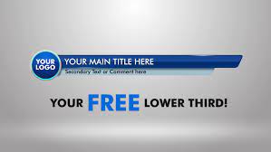 Create impressive videos fast, with these free after effects templates. Lower Third Free Sample Bluefx
