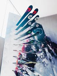 Formica Display Design Wintersport Etalage Snowboarden