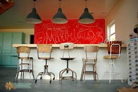 Unexpected Interest Mismatched Bar Stools Bar Stools Mismatched Living Room Furniture Floral Accent Chairs