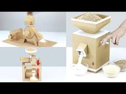 Top 3 Amazing Grain Mill At Home From Cardboard Grain Mill Wood Pallet Recycling Upcycle Plastic