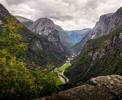 You can also take the train from both these locations. Elevation Of Myrkdalen Norway Topographic Map Altitude Map