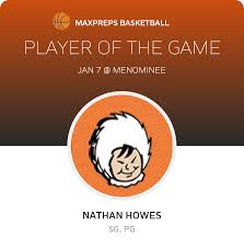 Nathan Howes' High School Career Home