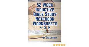 Our inductive bible study worksheets give you a place to write down what you're learning as you study a passage. 52 Week Inductive Bible Study Notebook Worksheets Personal Or Group Workbook Of Blank 8 5 X 11 Ibs Worksheets Large Print Ronan Dade 9798657220735 Amazon Com Books