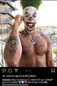 Music artist who is currently creating something out of absolutely nothing. But Dax Doesnt Need Face Paint Or His Tattoo To Look Like A Clown Ksi