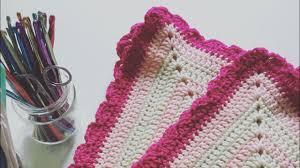 Adding crocheted ruffle borders to your blankets, mats, scarves or gloves is a great idea! Vol 67 Crochet Edging For Baby Blanket Youtube