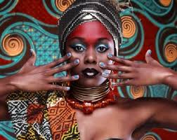 Heidi Hummingbird PDF PATTERN Download West African Gele Bead Embroidery  Hoop Art