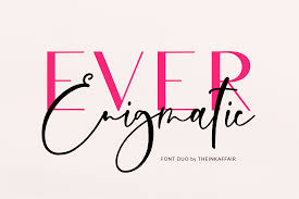Huge collection of free modern fonts for you to use. Ever Enigmatic Font Duo 84991 Script Font Bundles Pretty Script Fonts Lettering Modern Fonts