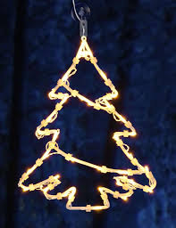 Led Weihnachts Fenster Silhouette Xxl Motiv Weihnachtsbaum