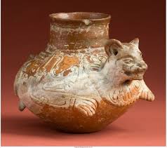 Ornate Maya Plumbate Jaguar With Rattle Head Maya Southern Lowlands C 800 1200 Ad Mayan Art American Indian Art Mesoamerican
