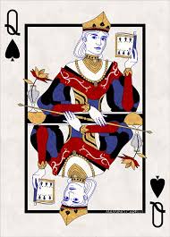 Dame De Pique Carte A Jouer Dame De Pique Carte