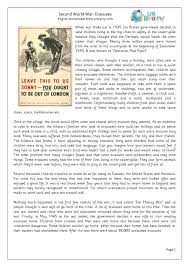Since world war i ended, every year on 11 november we remember start your child on a learning programme today! The Second World War Evacuees Second World War By Urbrainy Com