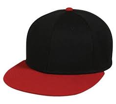 Proflex Flat Visor Fitted Cap 2 Tone Colors Fitted Caps Moisture Wicking Fabric Visor
