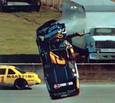 Rusty Wallace Airborne Crash At Daytona 500 February 14 1993 Rusty Wallace Went Airborne In His Miller Genuine Draf Nascar Crash Nascar Wrecks Rusty Wallace