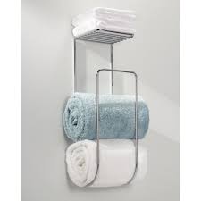 Wall Mounted Towel Rack Bathroom Hotel Rail Holder Storage Shelf Chrome Bath Bath Towel Storage Bathroom Towel Storage Towel Rack Bathroom