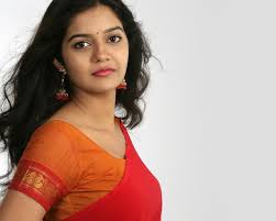 Download wallpaper for 1024x600 resolution | Colors Swathi in Red Saree HD  | celebrities | Wallpaper Better