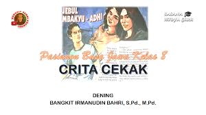 Presentasi Bahasa Jawa Kelas 8 Crita Cekak Sasana Widya Guru