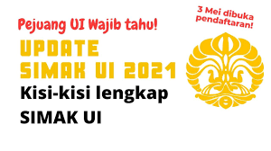 Check spelling or type a new query. Update Simak Ui 2021 Dan Kisi Kisi Lengkap Simak Ui Sarjana Harus Tau Youtube