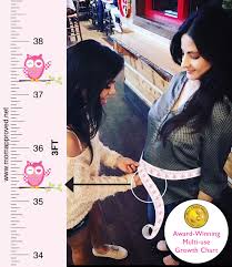 Mom Approved Tummy Measure That Turns Into Peel And Stick Child Growth Chart Fits In Door Jamb Removable Self Adhesive 72 X 1 25 Inches Pink