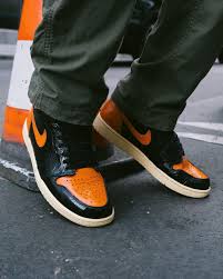 Air Jordan 1 Retro High Og Black And Orange Jordan 1 Retro High Shattered Backboard 3 0 In 2020 Jordan 1 Retro High Air Jordans Jordan Fashions
