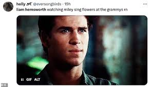 Was Miley Cyrus taking a swipe at ex-husband Liam Hemsworth during her  Flowers performance at the Grammys? Fans go wild over star's ad-lib lyrics 