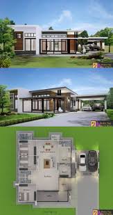 One Storey Modern Style House With 4 Bedrooms Beautiful House Plans House Construction Plan Model House Plan
