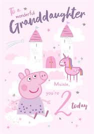 Maybe you would like to learn more about one of these? Peppa Pig Wonderful Grandaughter 2 Today Birthday Card Moonpig