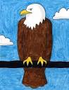 Easy How to Draw a Bald Eagle Tutorial Video & Coloring Page