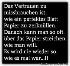 Das Vertrauen Zu Missbrauchen Zitate Lebensweisheiten