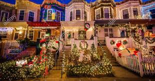 Download This Stock Image The Miracle On 34th Street Christmas Lights At Night In Hampden Baltimore Marylan Hampden Miracle On 34th Street Christmas Lights