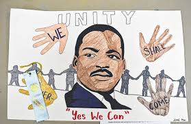 Students express meaning of MLK Jr. Day through essays, drawings