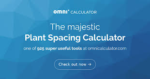 Plant Spacing Calculator Omni
