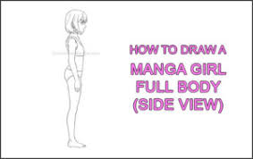Female figure drawing side view. How To Draw A Manga Girl In School Uniform Side View Step By Step Pictures How 2 Draw Manga