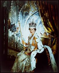 The coronation was held more than one year later because of the tradition of allowing an appropriate length of time. Queen Elizabeth Ii On Her Coronation Day Custom Print