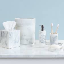 Large white agate style resin tray, white marble geode tray, trinket tray for decor, house warming gift, coffee table tray for modern home. Classic Grey Marble Bath Accessories Tray In 2021 Marble Bathroom Accessories Marble Bath Modern Marble Bathroom