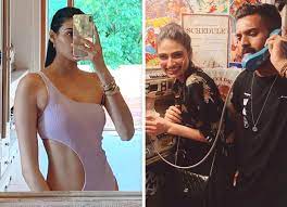 Ileana d'cruz and athiya shetty join renil abraham for a drive to bandra and groove to the popular tracks from #mubarakan on. Athiya Shetty Strikes A Pose In A Swimsuit Rumoured Boyfriend Kl Rahul Leaves A Comment Bollywood News Bollywood Hungama
