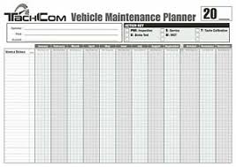 Details About Hgv Psv Vehicle Maintenance Wall Planner A1 Size Forward Planner 2019 2020