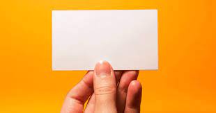 Saw something that caught your attention? My New Creative Business Card Is Entirely Blank Bored Panda