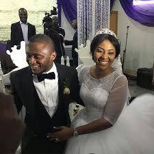 The union was blessed with a child. First Look Lilian Esoro Ubi Franklin S White Wedding Bellanaija