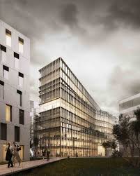 Gallery Of Kaufman Broad Office Building Winning Proposal Studioninedots 16 Commercial And Office Architecture Facade Architecture Architecture Rendering