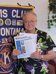 Fontana Kiwanis Club member Pat Lehman wins award