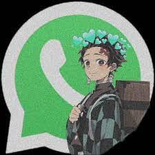Occasional animated graphics that add more spark to your static. Tanjiro Whatsapp Icon App Anime Anime Icons Anime Snapchat