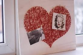 Herz Fadenbild Pinnwand Expli Anleitung Zum Selbermachen Fadenbilder Faden Faden Herz