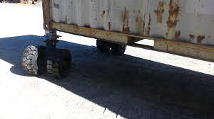 They are the easiest diy method of turning corrugated steel containers into cozy and safe spaces, keeping them comfortable, dry. Container Dollies Move Up To 40 Containers For Survival And Preppers Youtube