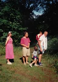 Sarah , Paul Tom and Dad holding Abigail Wales 1992