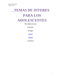 Calameo Temas De Interes Para Los Adolescentes Pdf