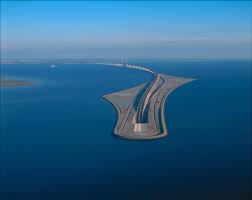 The Oresund Bridge Is A Combined Two Track Rail And Four Lane Road Bridge Tunnel Denmark Sweden Denmark Oresund Bridge Sweden